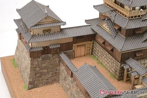 1/150 Matsuyama Castle Wooden Model Assembly Kit Z3827