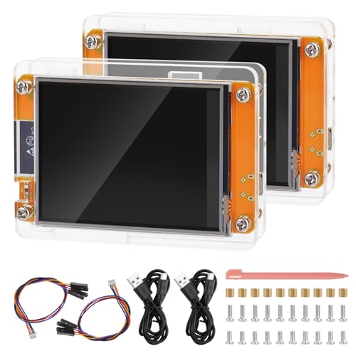 2 Pack 2.8" ESP32 Development Board WiFi Bluetooth Dual-core 240x320 Smart LCD Display TFT Module Touch Screen Z8944