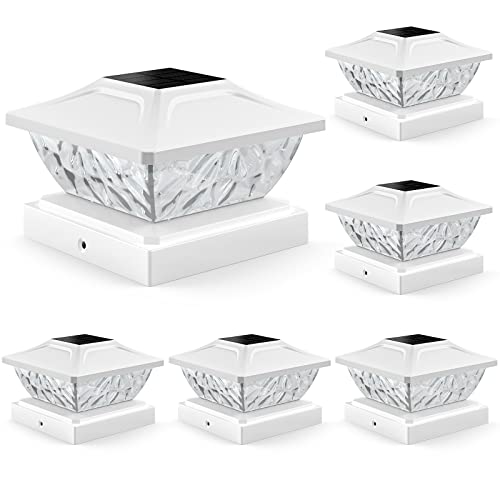 12 Pack Solar Post Cap Lights for 4x4 4.5x4.5 5x5 Posts M621468