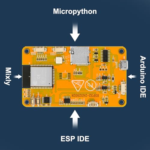2 Pack 2.8" ESP32 Development Board WiFi Bluetooth Dual-core 240x320 Smart LCD Display TFT Module Touch Screen Z8944