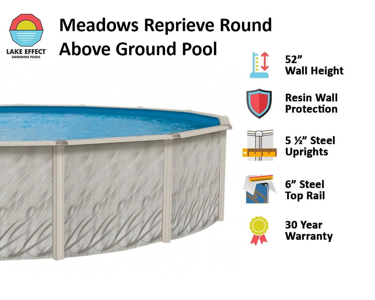12' x 24' x 52 Oval Above Ground Swimming Pool G97135