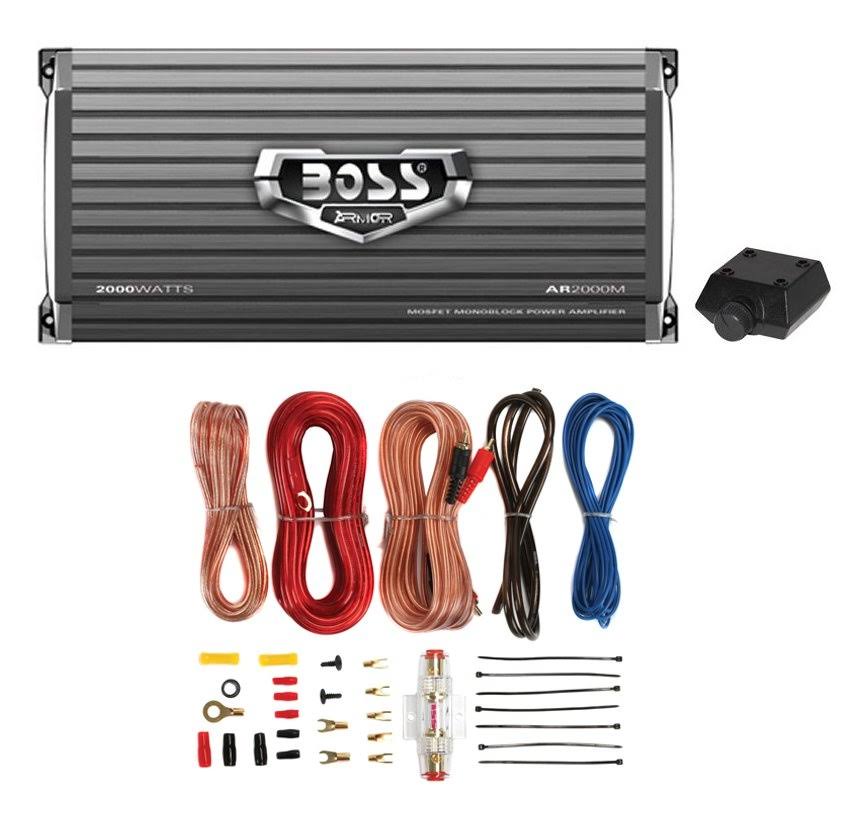 2000W Mono Car Audio Amplifier with Amp Wire U94972